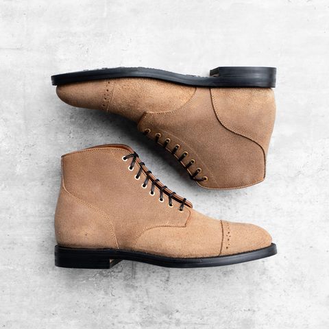 Grant Stone Garrison Boot in Reverse Black Chromexcel