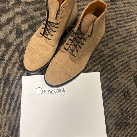 Grant Stone Garrison Boot in Reverse Black Chromexcel