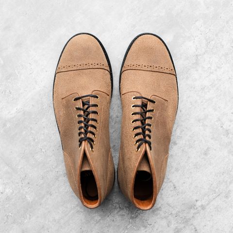 Grant Stone Garrison Boot in Reverse Black Chromexcel