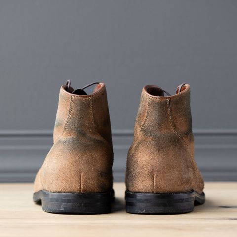 Grant Stone Garrison Boot in Reverse Black Chromexcel