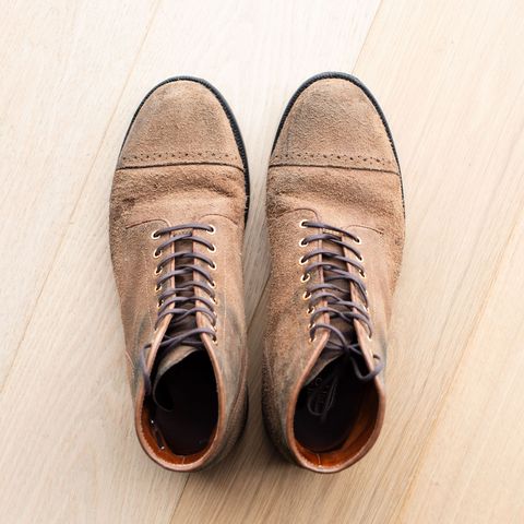 Grant Stone Garrison Boot in Reverse Black Chromexcel