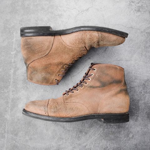 Grant Stone Garrison Boot in Reverse Black Chromexcel