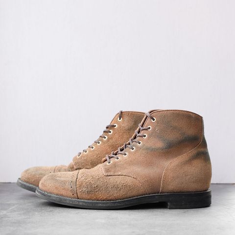 Grant Stone Garrison Boot in Reverse Black Chromexcel