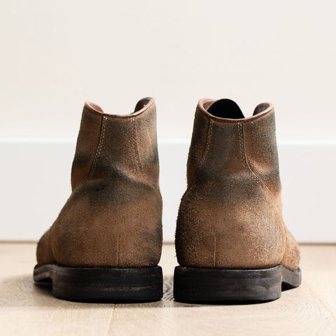 Grant Stone Garrison Boot in Reverse Black Chromexcel