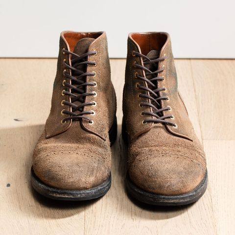Grant Stone Garrison Boot in Reverse Black Chromexcel