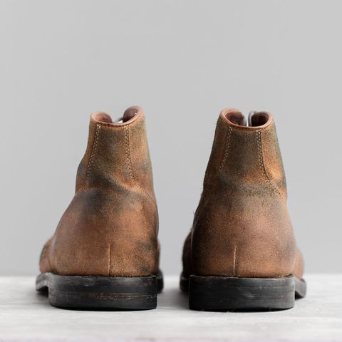 Grant Stone Garrison Boot in Reverse Black Chromexcel