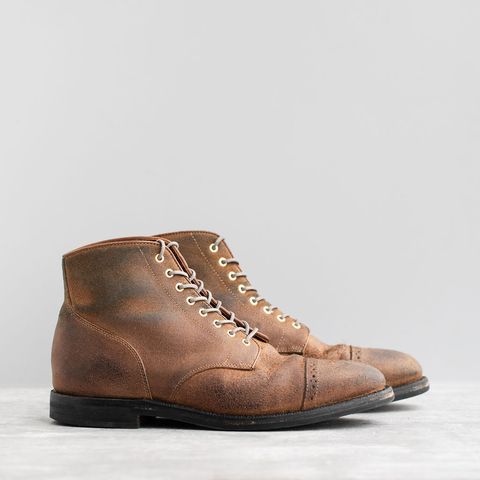 Grant Stone Garrison Boot in Reverse Black Chromexcel