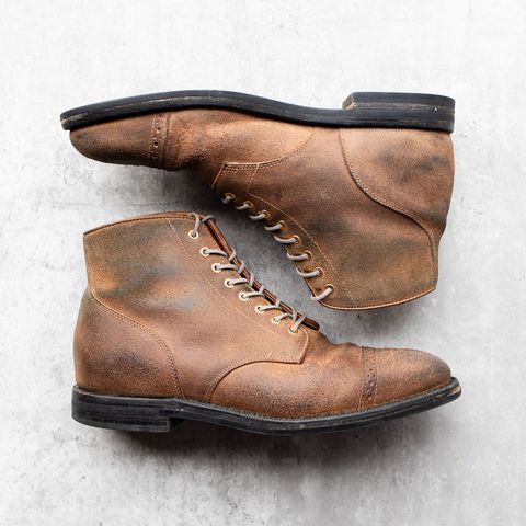 Grant Stone Garrison Boot in Reverse Black Chromexcel