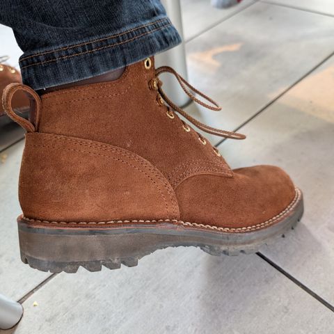 Nicks Ridgeline Hiking Boot in Seidel 1964 Brown Roughout