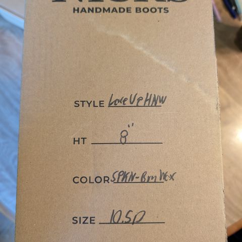 Nicks MTO in Nicks / Horween Spokane Brown wax Out