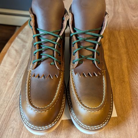 Nicks Aldert Strider Moc Toe in Nicks / Horween Shackleton Cognac