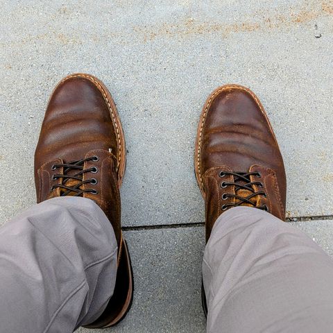 White's MP-M1 in Horween Cinnamon Waxed Flesh