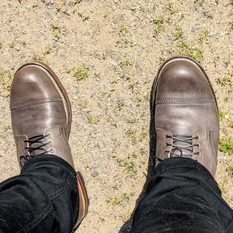 Viberg Service Boot BCT in Viberg / Maryam Asfalto Horsebutt