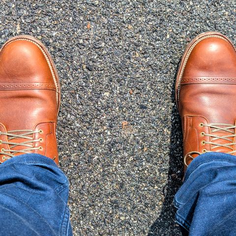 Viberg Service Boot BCT in C.F. Stead Whisky Regency Calf