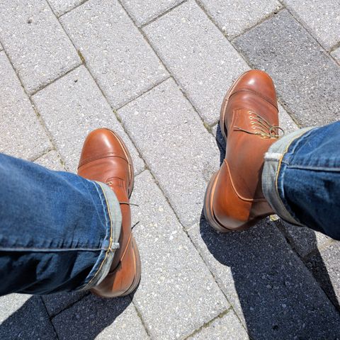 Viberg Service Boot BCT in C.F. Stead Whisky Regency Calf