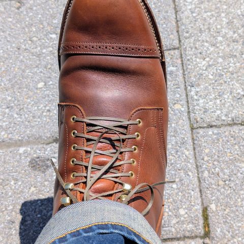 Viberg Service Boot BCT in C.F. Stead Whisky Regency Calf