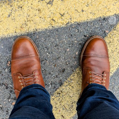 Viberg Service Boot BCT in C.F. Stead Whisky Regency Calf