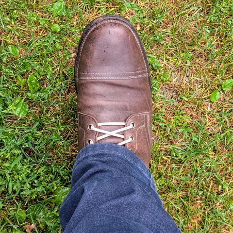 Viberg Service Boot PCT in Viberg / Maryam Marrone Washed Horsehide
