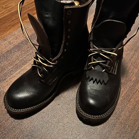Drew's 8-Inch Logger in Brown Smooth