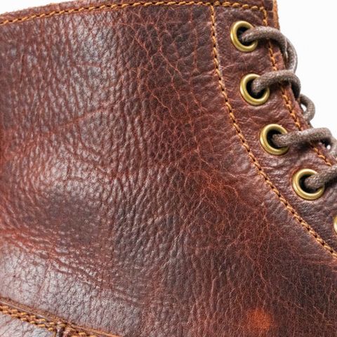 Caswell 1912 Russet Marching Shoe Reproduction in Gallun Red Waxy Bridger Elk