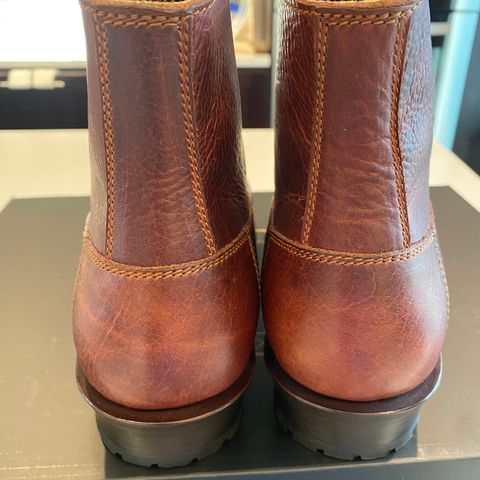 Caswell 1912 Russet Marching Shoe Reproduction in Gallun Red Waxy Bridger Elk