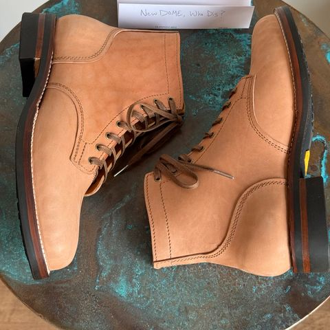 Oldspeed Service Boot 6” in Horween Russet Horsehide Strips