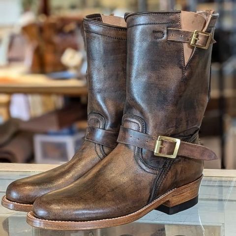 Unsung U 22-2 Engineer Boot in Horween Chelsea Horsefront