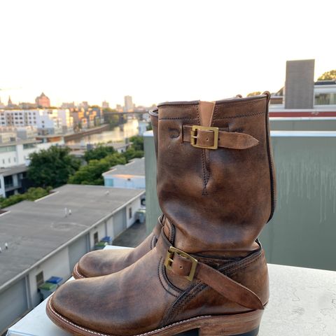 Unsung U 22-2 Engineer Boot in Horween Chelsea Horsefront