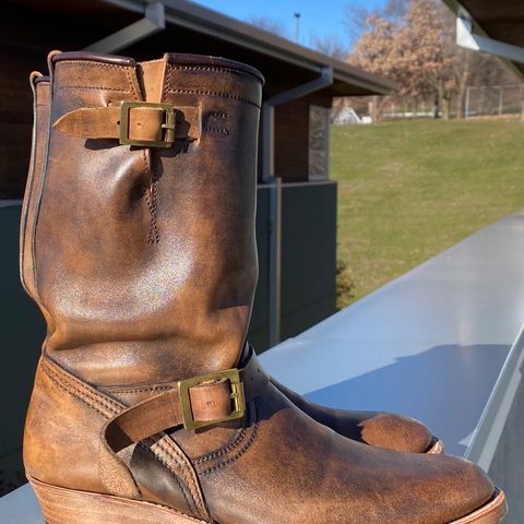 View photo of Unsung U 22-2 Engineer Boot in Horween Chelsea Horsefront