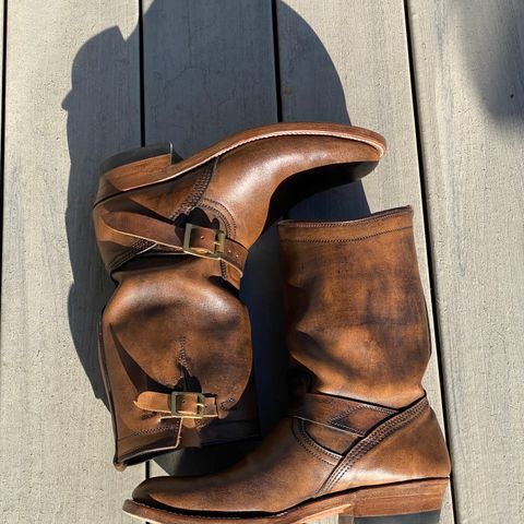 Unsung U 22-2 Engineer Boot in Horween Chelsea Horsefront