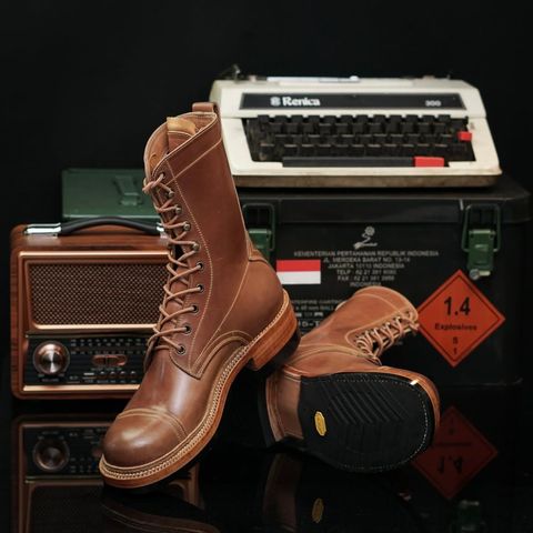 Caswell x Fortis Munson Last Collaboration in Horween Natural Shell Cordovan