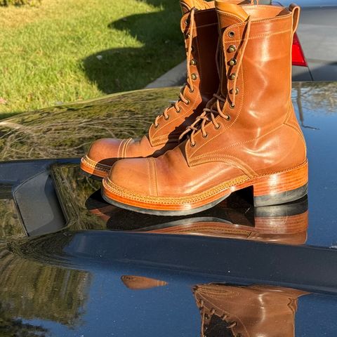 Caswell x Fortis Munson Last Collaboration in Horween Natural Shell Cordovan