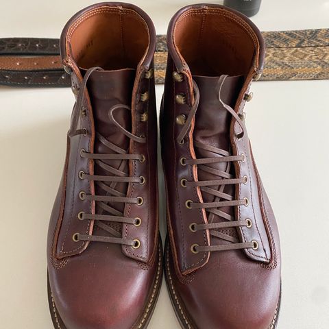 Caswell Carver II in Wickett & Craig Chestnut Oiled Latigo