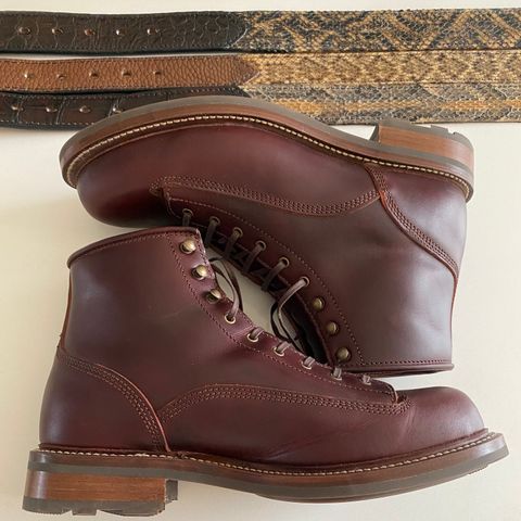 Caswell Carver II in Wickett & Craig Chestnut Oiled Latigo