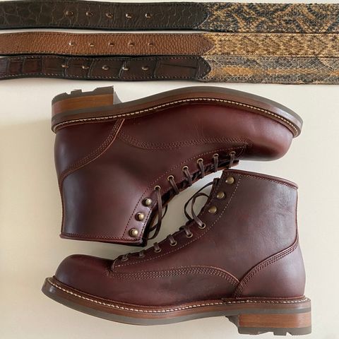 Caswell Carver II in Wickett & Craig Chestnut Oiled Latigo
