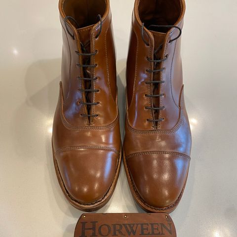 Allen Edmonds Park Avenue Dress Boot in Horween Natural Shell Cordovan