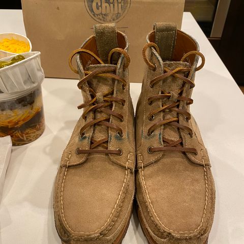 Rancourt & Co. Harrison Boot in Horween Khaki Orion