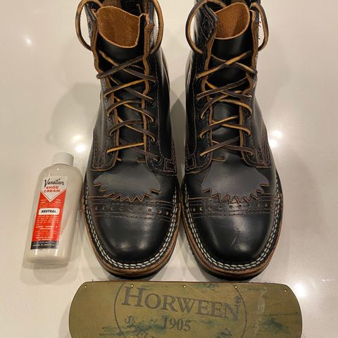 Wesco Hendrik in Horween Black Chromexcel