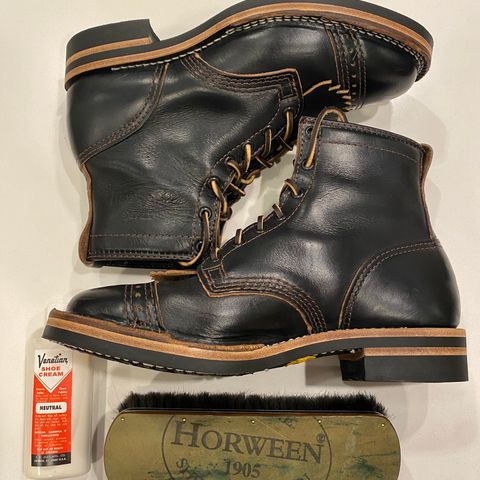 Wesco Hendrik in Horween Black Chromexcel