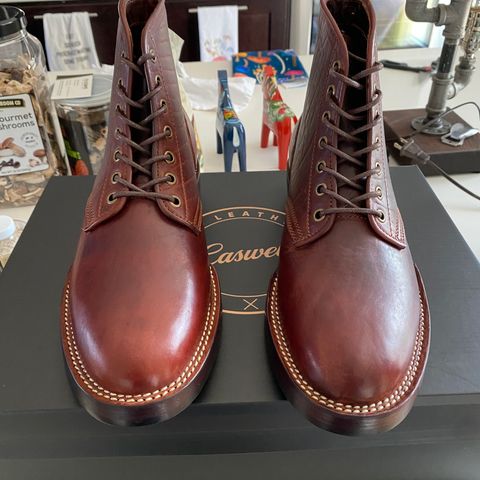 Caswell Eastman in Gallun Cognac Horsehide
