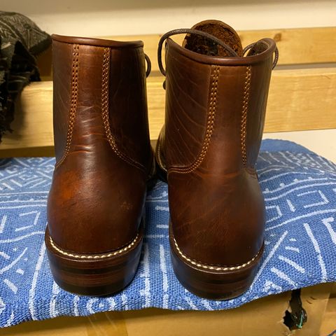 View photo of Caswell Boot Company Eastman in Gallun Cognac Horsehide