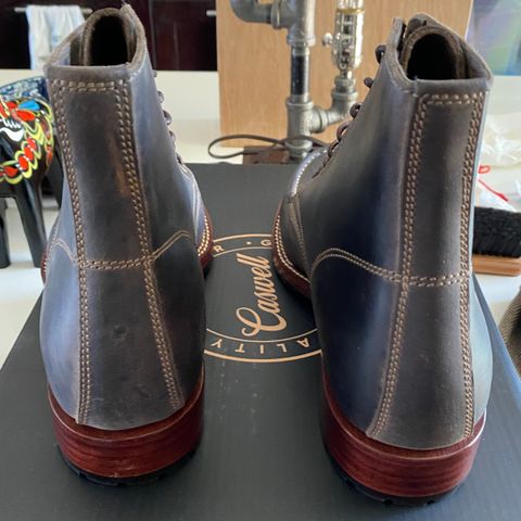 View photo of Caswell Boot Company Danville in Gallun Charcoal Teton Stag