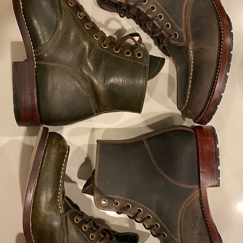 View photo of Caswell Boot Company Danville in Gallun Charcoal Teton Stag