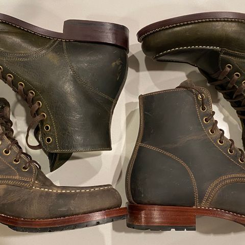 View photo of Caswell Boot Company Danville in Gallun Charcoal Teton Stag