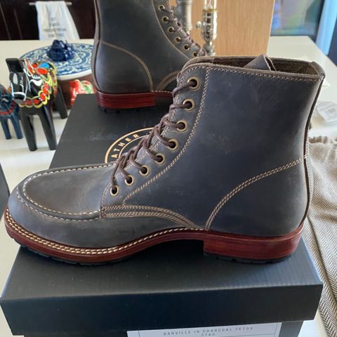 View photo of Caswell Boot Company Danville in Gallun Charcoal Teton Stag