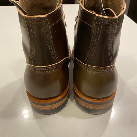 View photo of White's MP-Sherman Plain Toe in Horween Brown Shell Cordovan