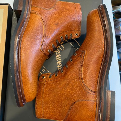 Caswell Custom Model in Gallun Cognac Jabari Boar