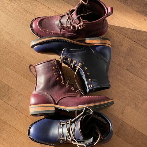 View photo of Nicks x Parkhurst V3 in Horween Color 8 Cypress