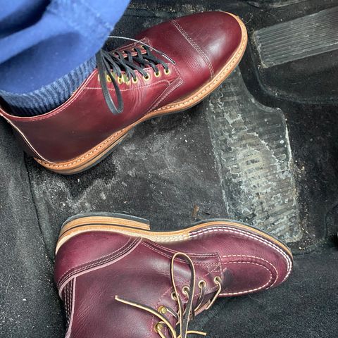 View photo of Nicks x Parkhurst V3 in Horween Color 8 Cypress