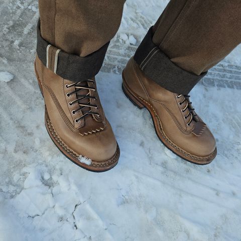 White's 350 Cutter in Horween Natural Chromexcel